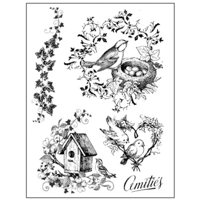 Stamperia Natural Rubber Stamp Nests