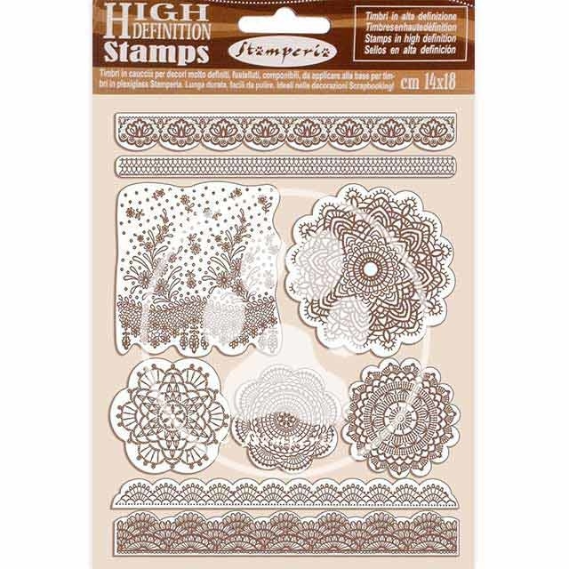 Stamperia Natural Rubber Stamp Passion Lace