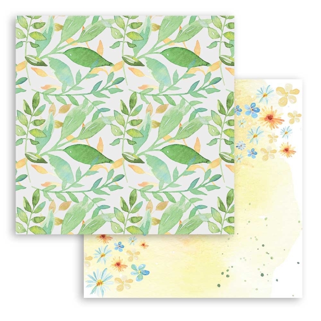 Stamperia Block Large 12 x 12 Inch mit 22 einseitig bedruckten Papieren Circle of Love