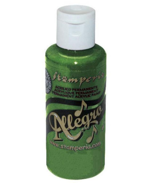 Stamperia Allegro Paint 60 ml Nature Green