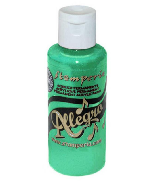 Stamperia Allegro Paint 60 ml Brilliant Green