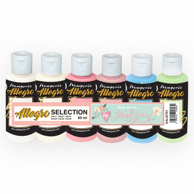 Stamperia Kit 6 Allegro Paint 240 ml Selection Johanna Rivero
