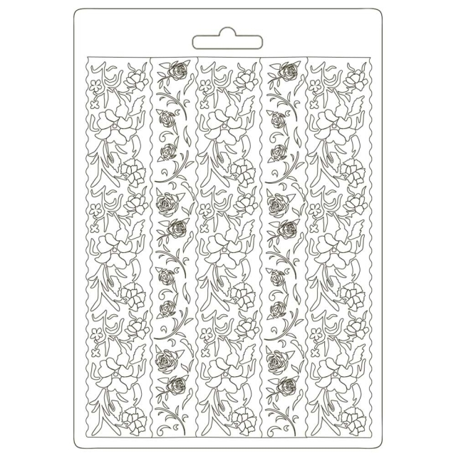 Stamperia Soft Mould A5 Alice Borders