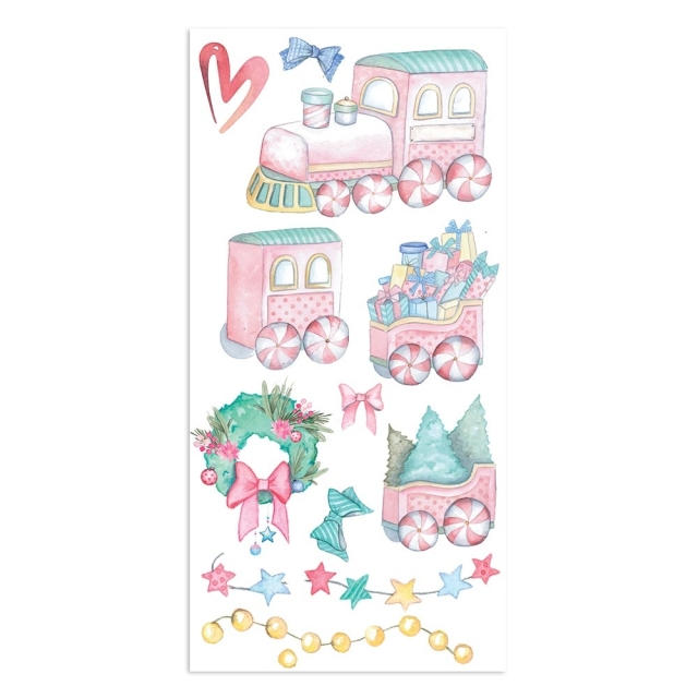 Stamperia Collectables 10 sheets Christmas rose