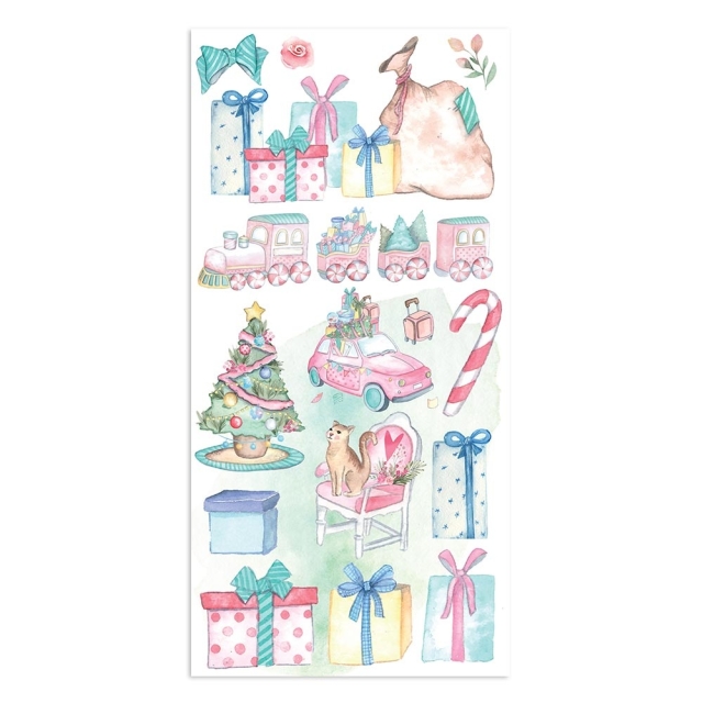 Stamperia Collectables 10 sheets Christmas rose