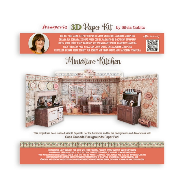 3D Paper Kit Casa Granada