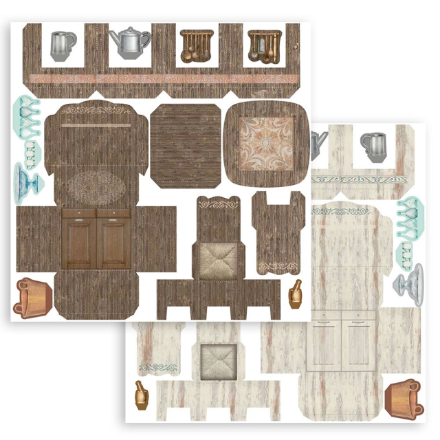 3D Paper Kit Casa Granada