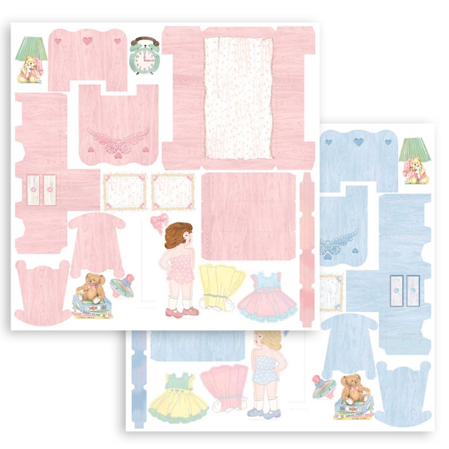 3D Paper Kit Daydream Babyroom