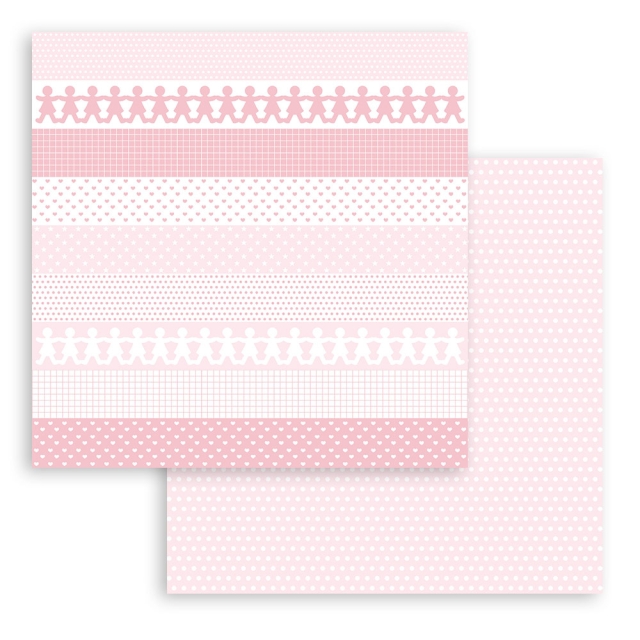 Stamperia 12 x 12 inch Paper Pack / Papiere BabyDream Pink