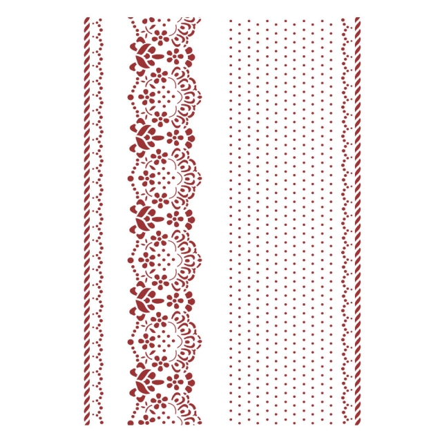 Stamperia Stencil G 21 x 29,7 cm Provence Borders