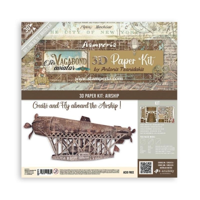 3D Paper Kit Sir Vagabond Aviator