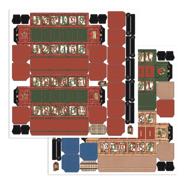 Stamperia 3D Paper Kit Romantic Home for the Holidays
