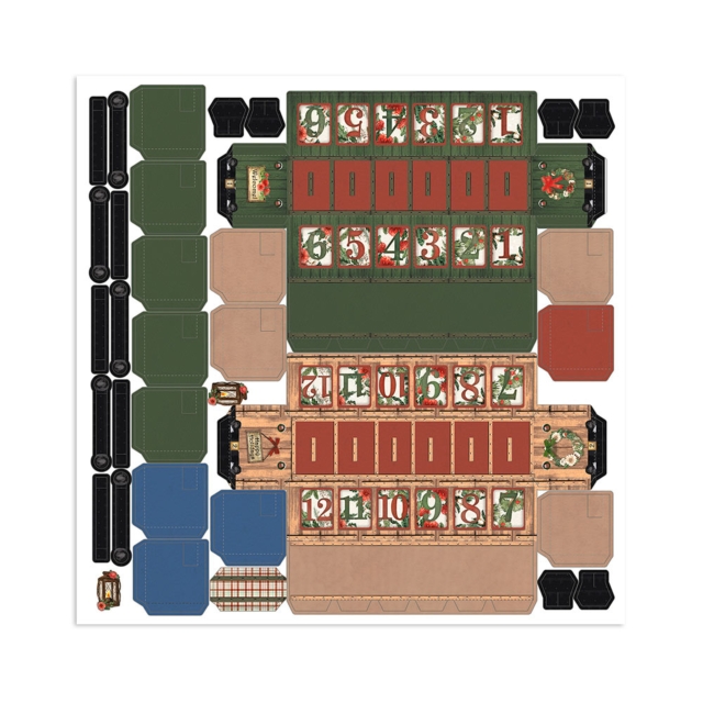 Stamperia 3D Paper Kit Romantic Home for the Holidays
