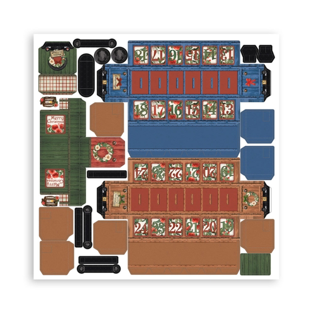 Stamperia 3D Paper Kit Romantic Home for the Holidays