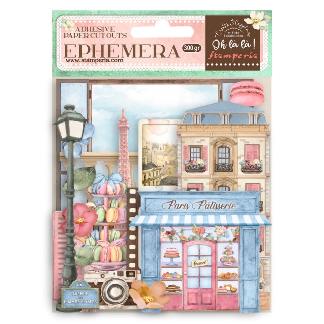 Stamperia Ephemera Create Happiness Oh là là Elements