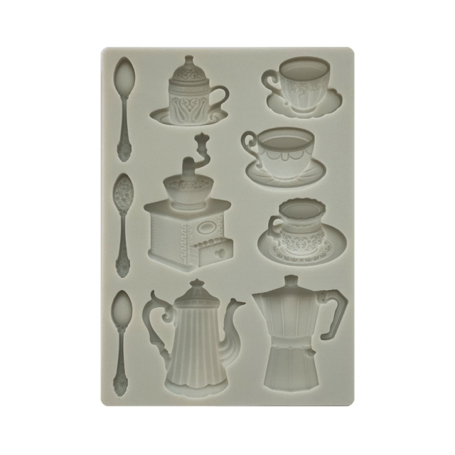 Stamperia A5 Silikon Mould Coffee and Chocolate Cups