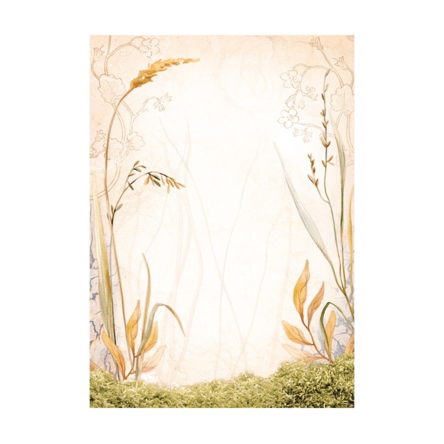 Stamperia A6 Rice Paper Reispapier Set Woodland Backgrounds