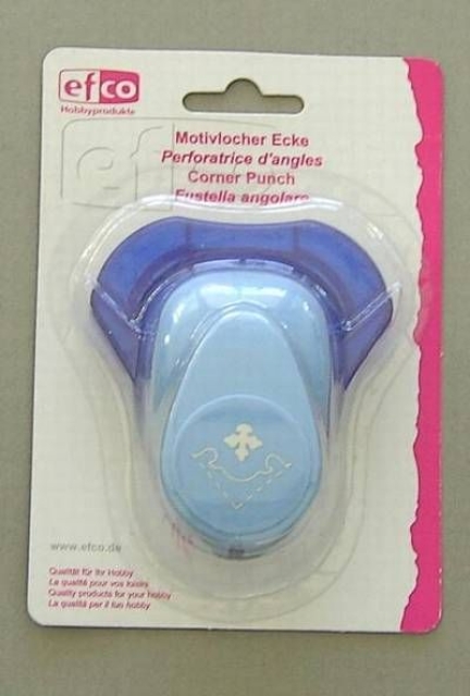 Motivlocher Medium Ecke ca. 2,5 cm Schwertlilie