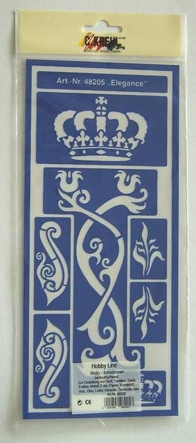 Hobby Line Motivschablonen Elegance