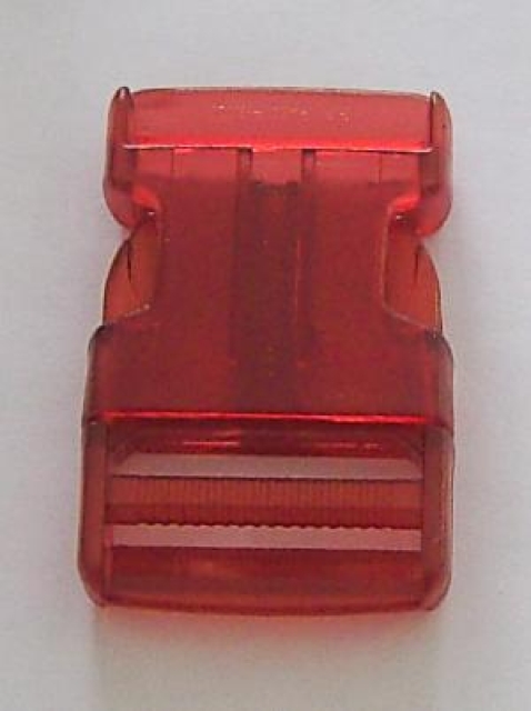 UNION Knopf Steckschnalle 40 mm rot
