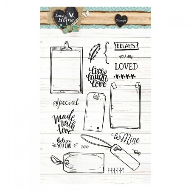 Stempel Clear Love & Home