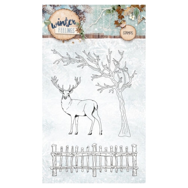 Stempel Clear Winter Feelings A6 /105 x 148 mm 3-teilig