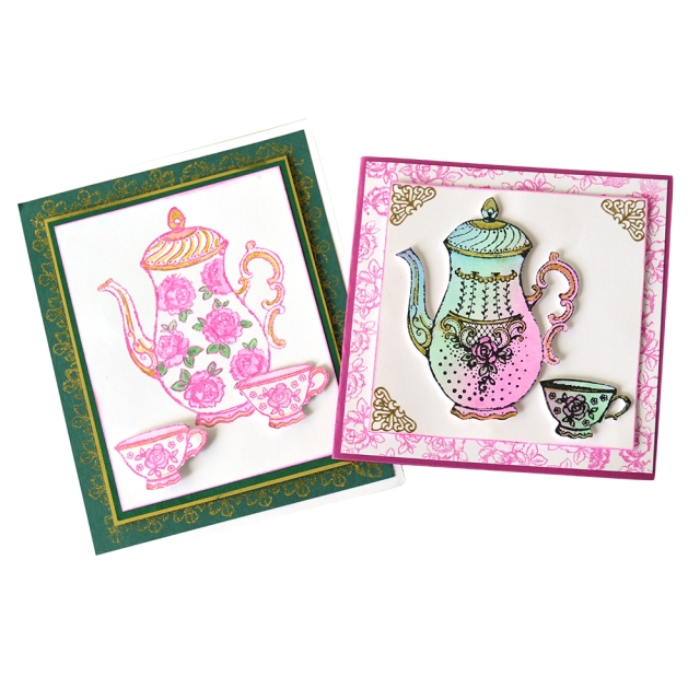 VIVA Decor 3D Stempelfarbe Rosa-Metallic