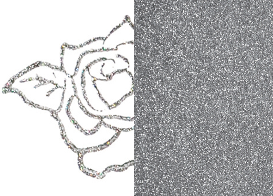 VIVA Decor 3D Stempelfarbe Stahl Metallic
