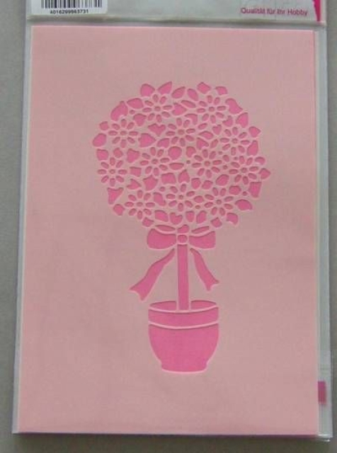 Stencil DIN A 5 Blumen 1 teilig