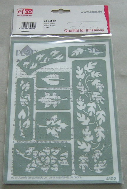 Efco Stencil Blätter 8 teilig