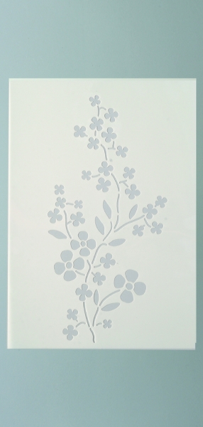 Stencils Blüten 1-teilig