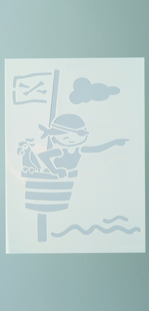 Stencils Pirat / 4 - teilig
