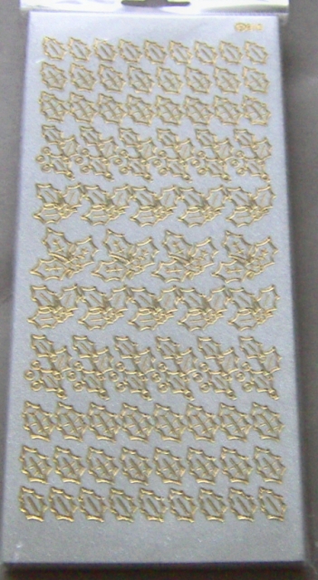 Stickerbogen 10 x 23 cm Perlmuttblätter gold-perlmutt-silber