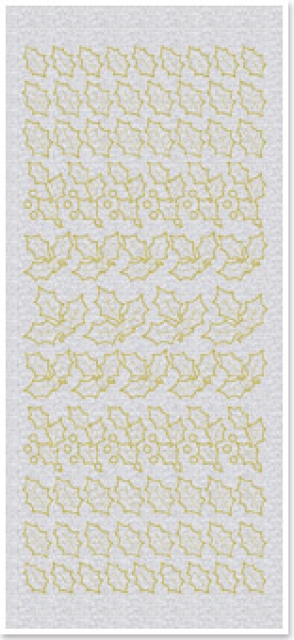 Stickerbogen 10 x 23 cm Perlmuttblätter gold-perlmutt-silber