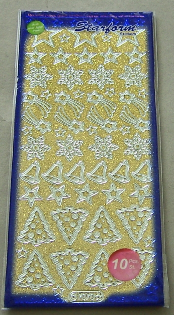 Le Suh Glitzer Weihnachtsfiguren gold