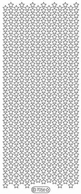Le Suh Glitzer kleine Sternchen blau