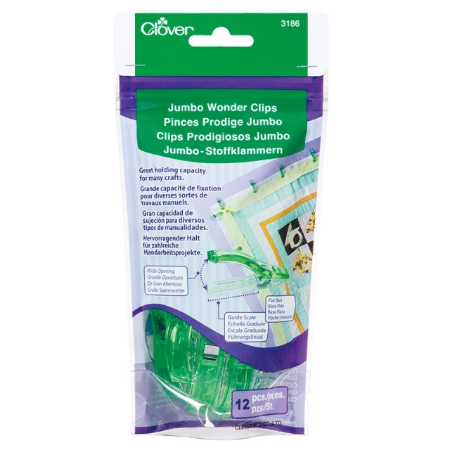 Clover Wonder Clips Stoffklammern Jumbo