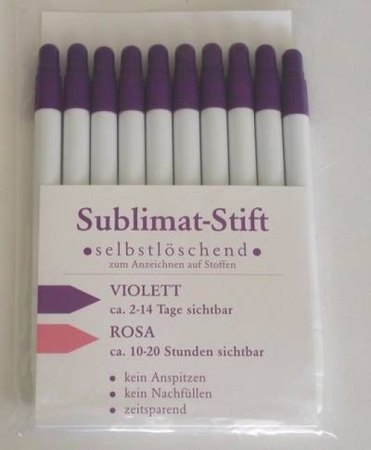 Sublimatstift violett pro Stück
