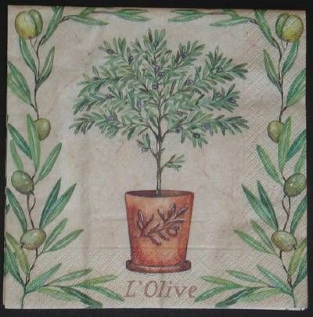 Serviette Olive