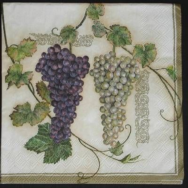 Serviette Wein
