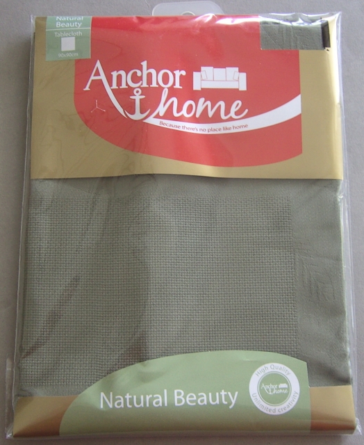 Anchor Home Mitteldecke / Tischdecke 90 x 90 cm grün Natural Beauty