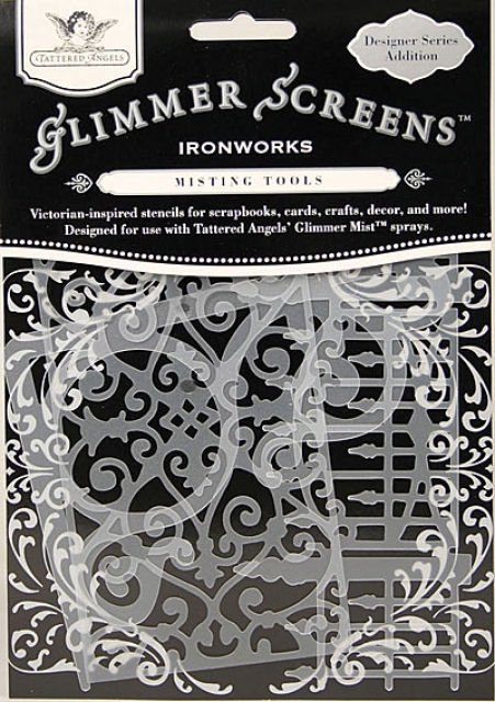 Glimmer Screens / Schablonen "Iron Works"