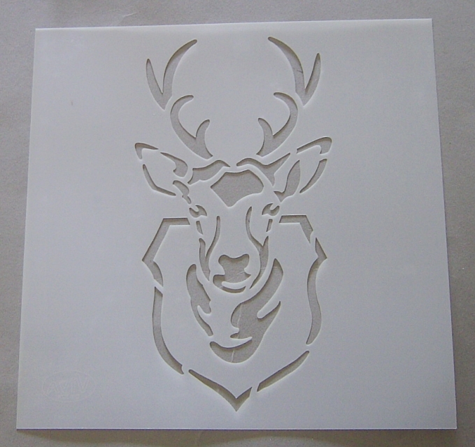 Flex Schablone Hirsch