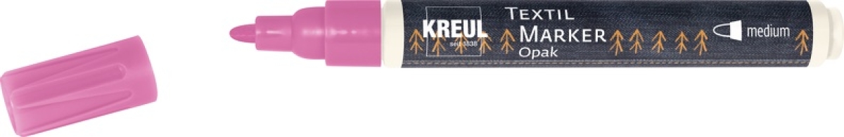 Kreul Textil Marker Opak medium Rosa