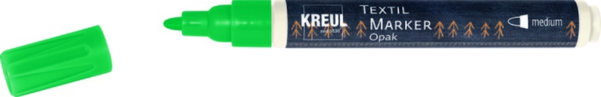 Kreul Textil Marker Opak medium Grün