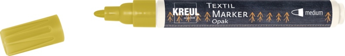 Kreul Textil Marker Opak medium Gold