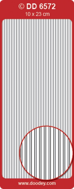 Reddy Stickerbogen 10 x 23 cm Frames Multi / Lines Rahmen und Linien schwarz glänzend