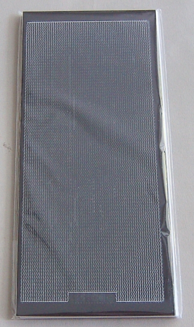 Reddy Stickerbogen 10 x 23 cm Frame Wave Multi / Rahmen Wellen schwarz glänzend