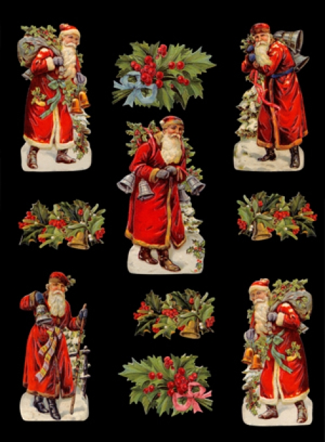 Tischdeko Weihnachtsmann