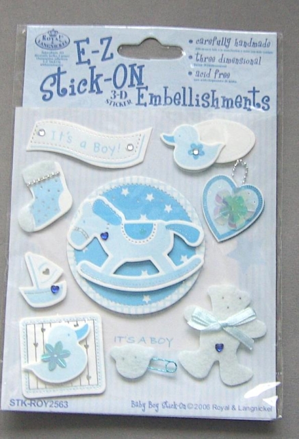 Royal Langnickel Stick-on 3 D Sticker Baby Boy